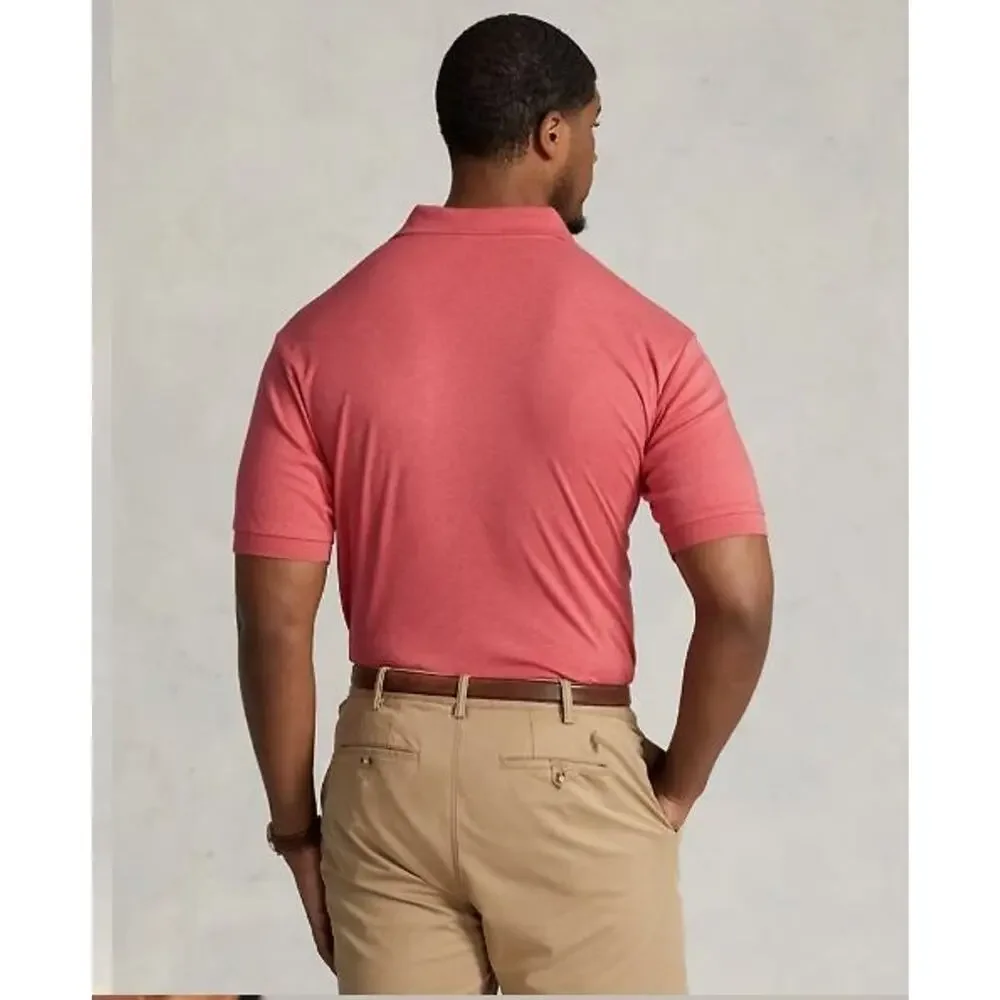 Polo Ralph Lauren Classic Fit Polo Shirt Men's 3XLT Rose Heather Pink NWT